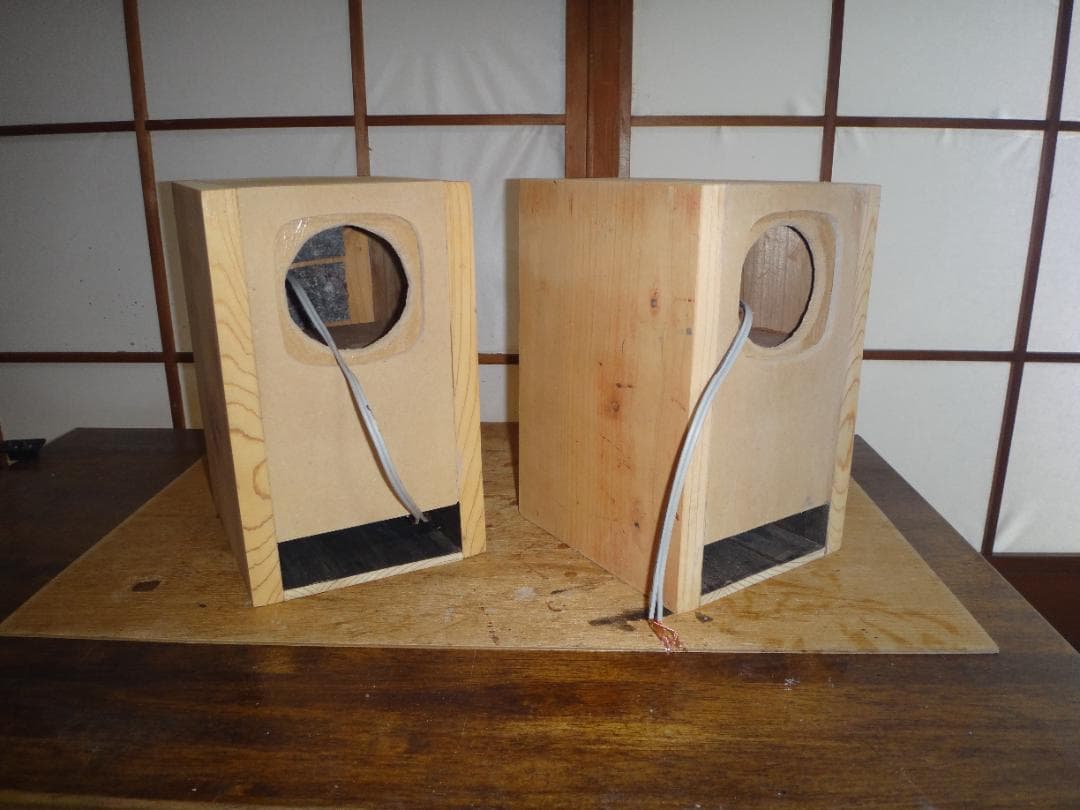 自作　バックロードホーン　スピーカー