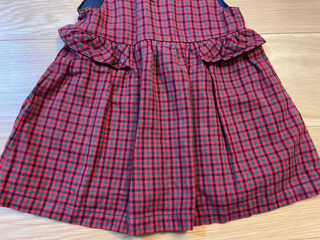 ファミリア　ワンピース、カーディガン、ブラウス３点セット　80