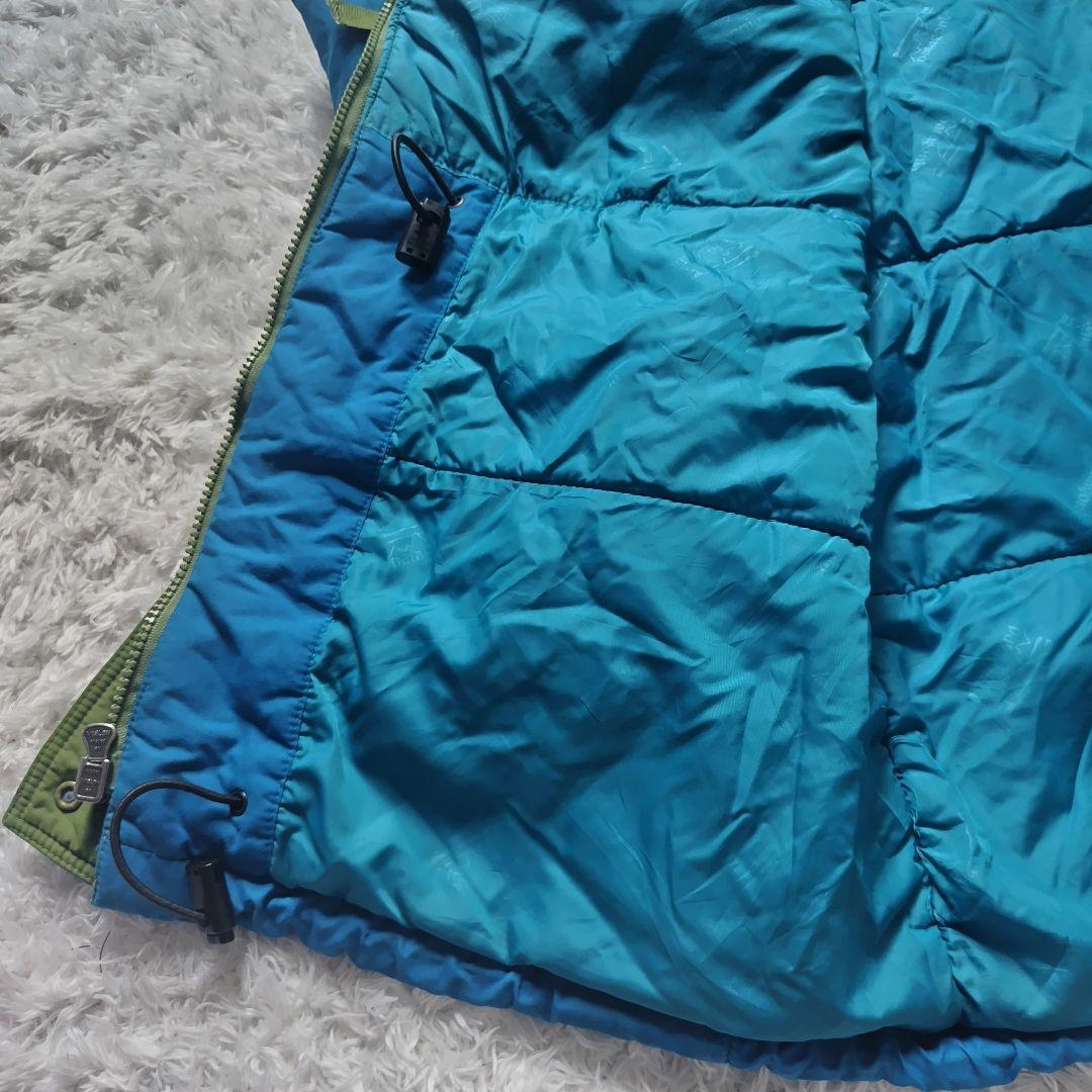 patagonia マウンテンパーカー ライトブルー L 中綿 2way