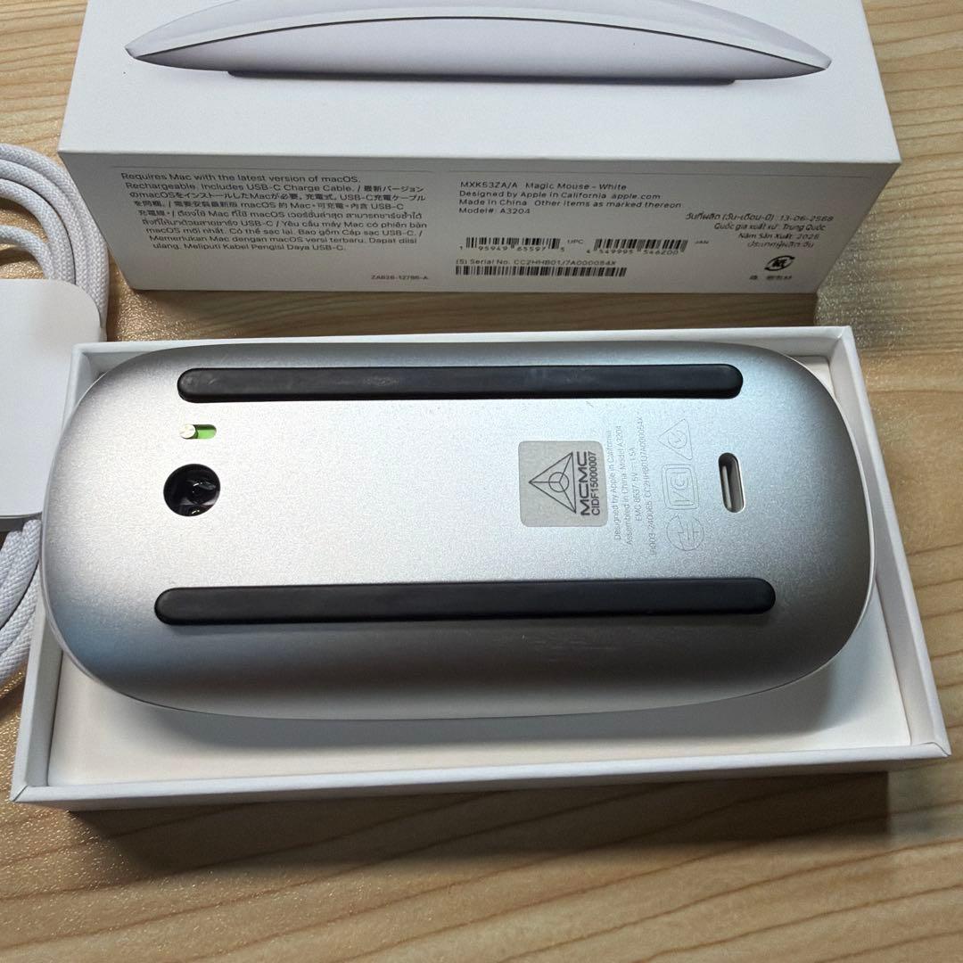 Apple Magic Mouse（USB-C）- ホワイト