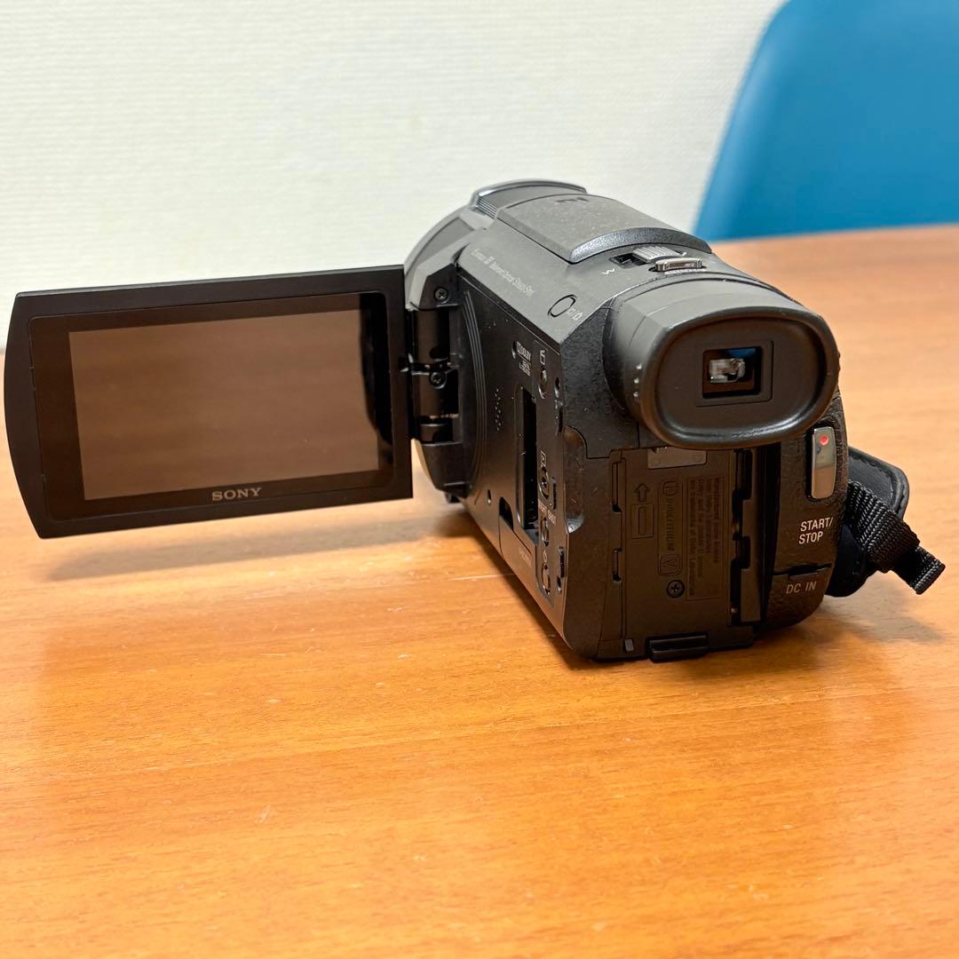 【美品】SONY FDR-AX60 4Kビデオカメラ 付属品完備＋カメラバッグ