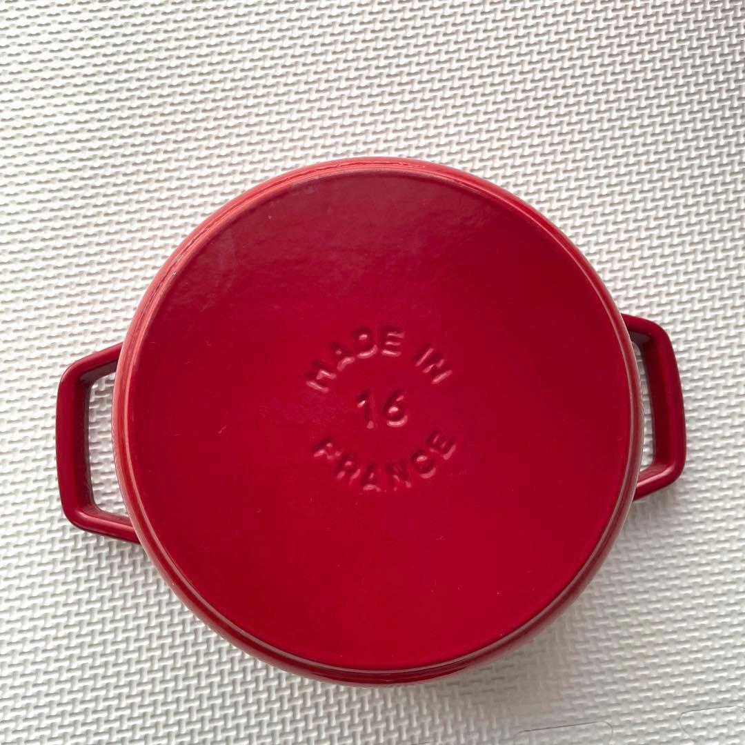 staub ピコココットラウンド　チェリー　16cm