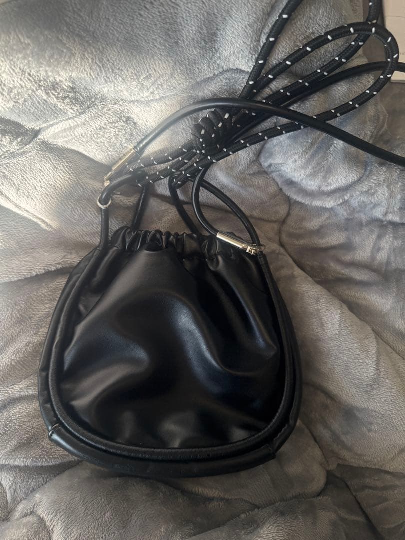 【FUKA's企画】PUパラコードギャザーミニショルダーバッグ