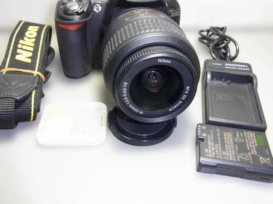 130　Nikon D3100 デジタル一眼レフ レンズバッテリー充電器送料込み