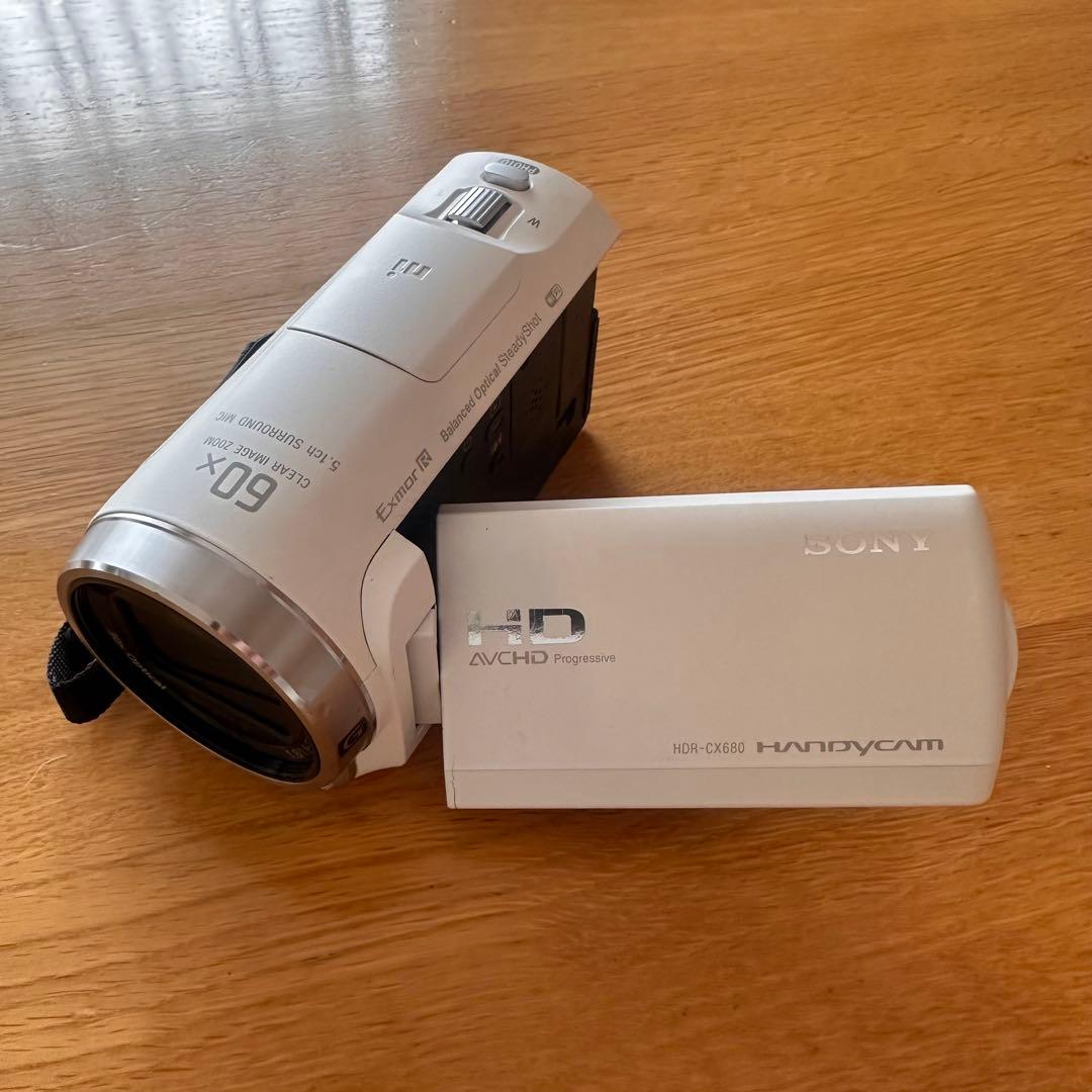 SONY HDR-CX680 24年製 ビデオカメラ 訳あり ジャンク