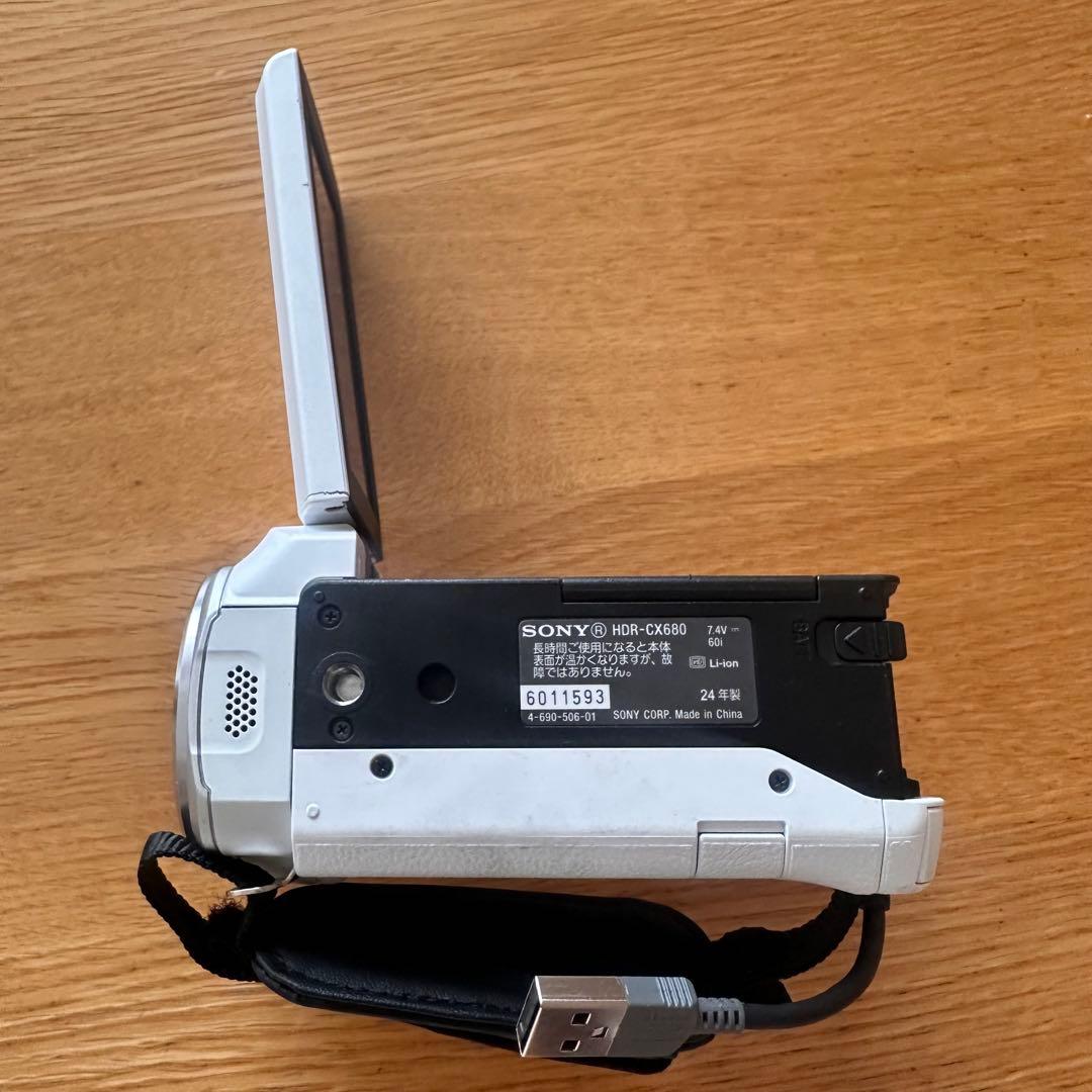 SONY HDR-CX680 24年製 ビデオカメラ 訳あり ジャンク