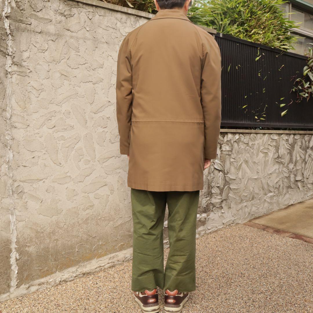 HERMES ポリアミド中綿入りハーフコート