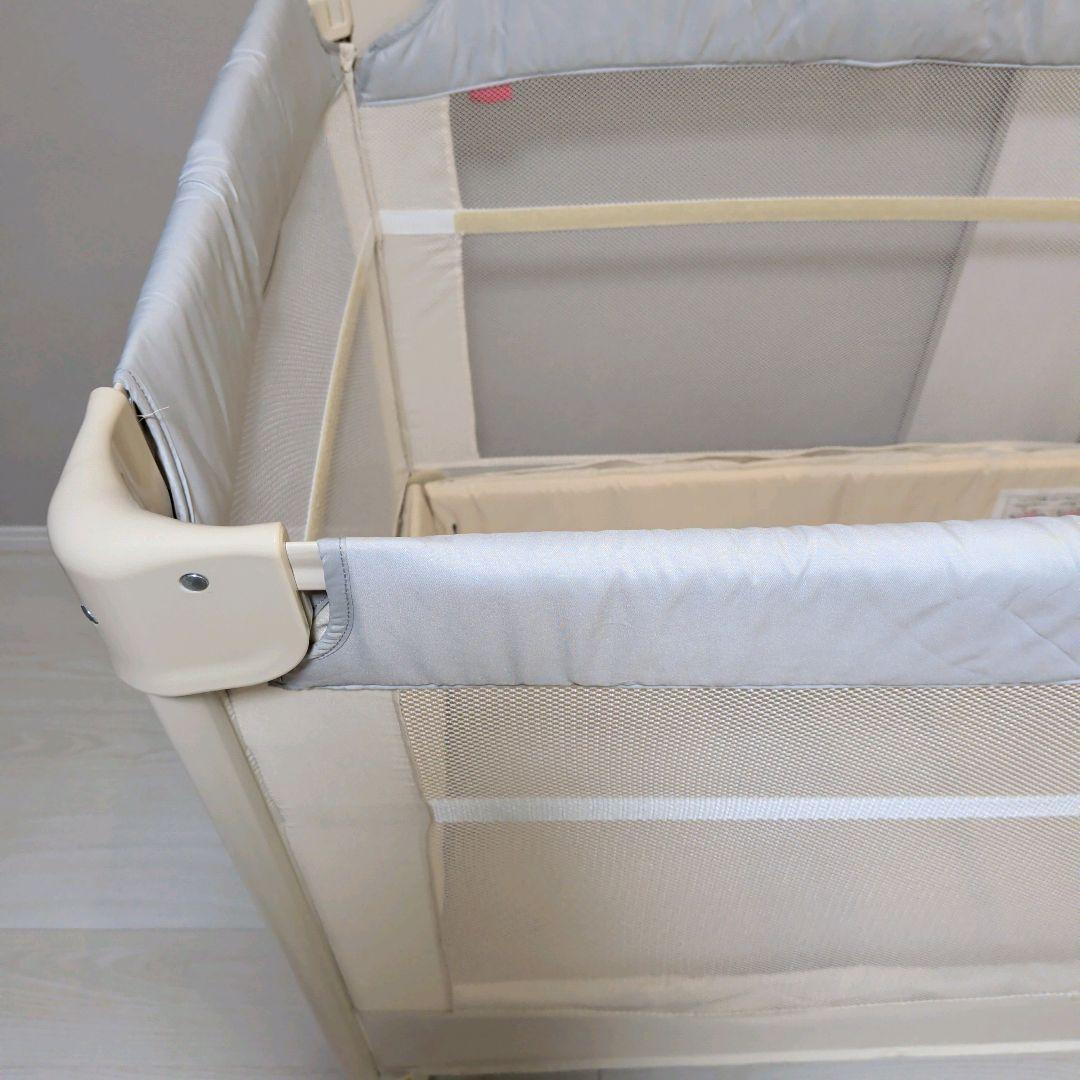 【美品】Aprica アップリカ ココネルエアー AB 折りたたみ ベビーベッド