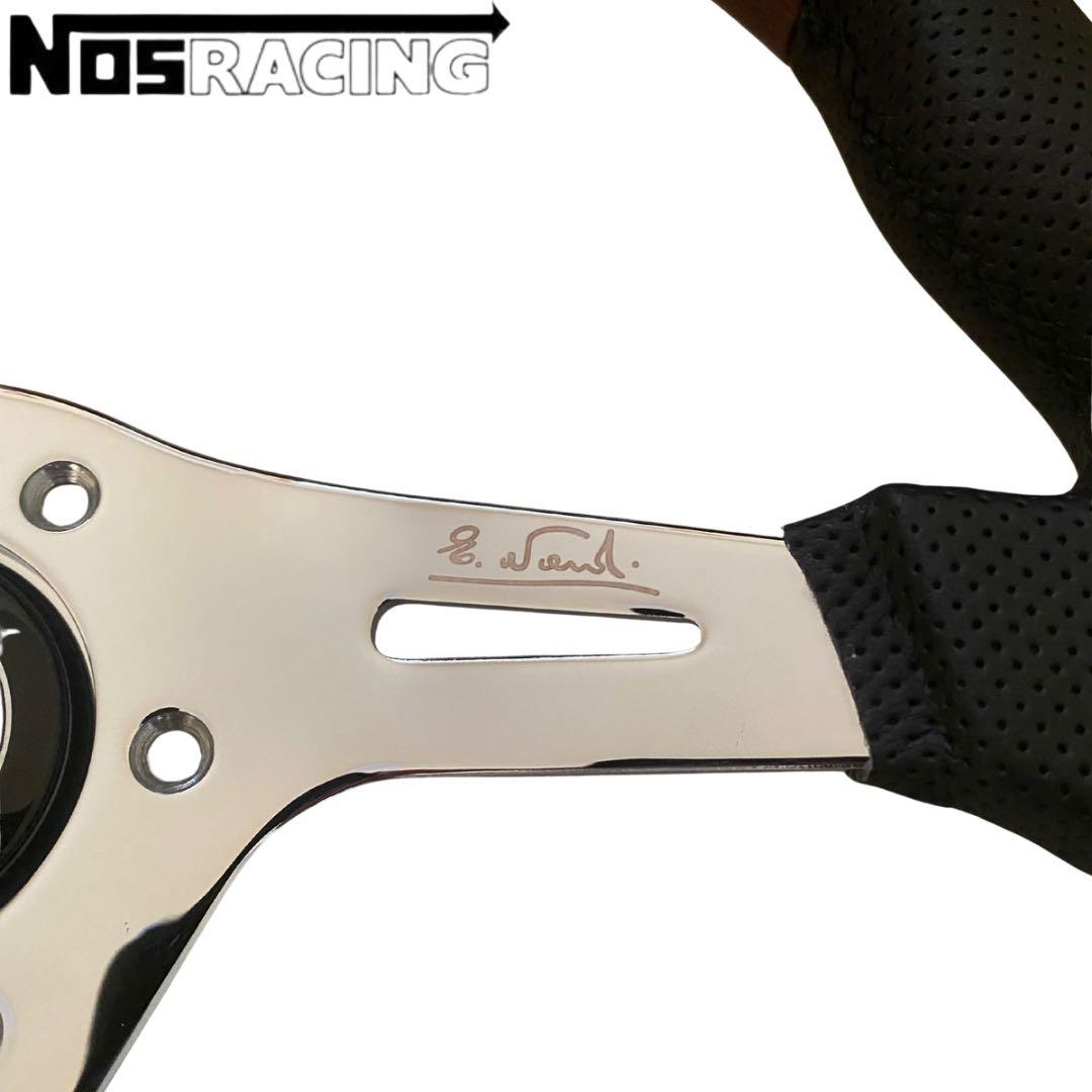 HKS Nardiステアリングホイール ウッドレザー14インチ