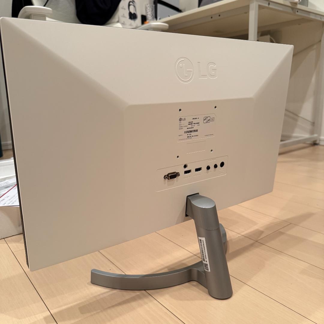 【美品】LG 23.8インチ フレームレスモニター 24ML600S-W