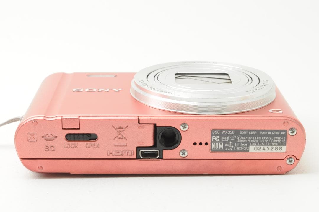 SONY ソニー DSC-WX350-P ピンク コンパクトカメラ