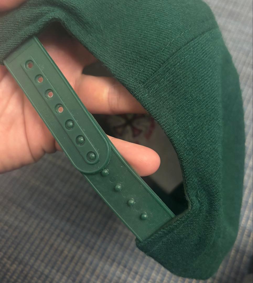 Independent グリーンキャップ ウール スナップバック