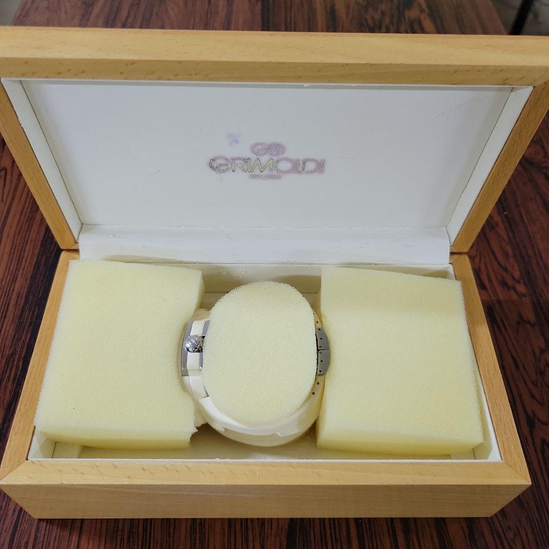 グリモルディ メンズ腕時計 ホワイト
