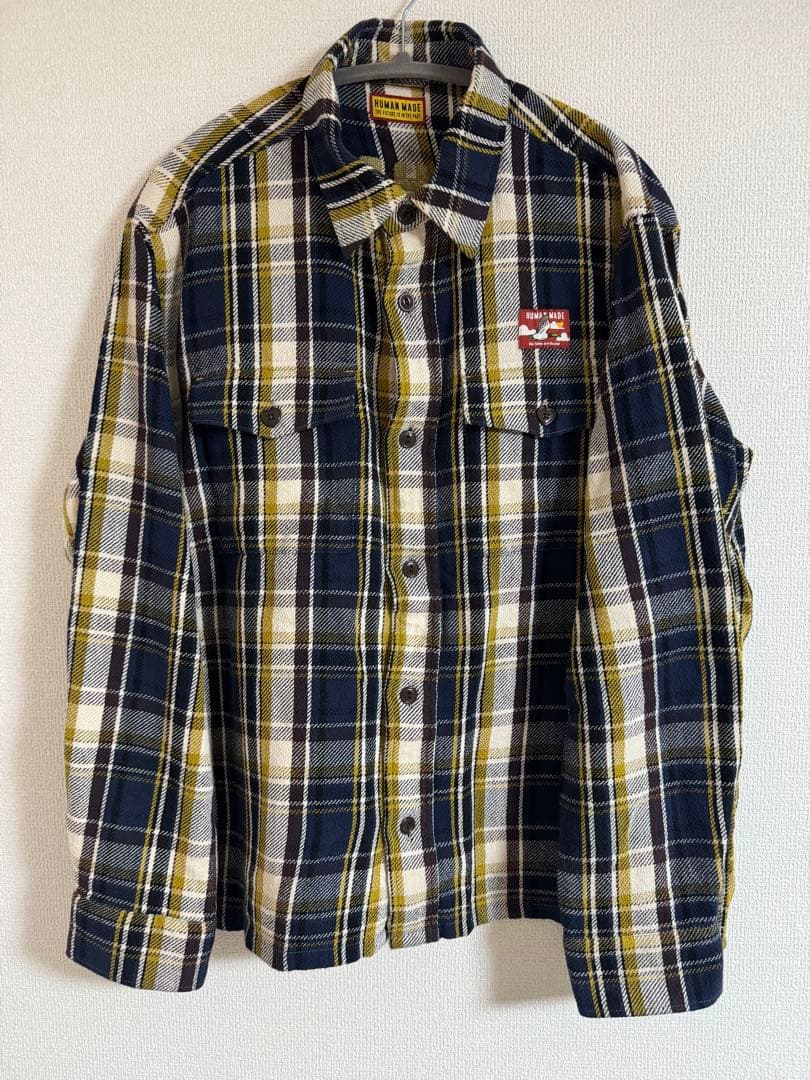 最安値　HUMAN MADE CHECK SHIRT Lサイズ