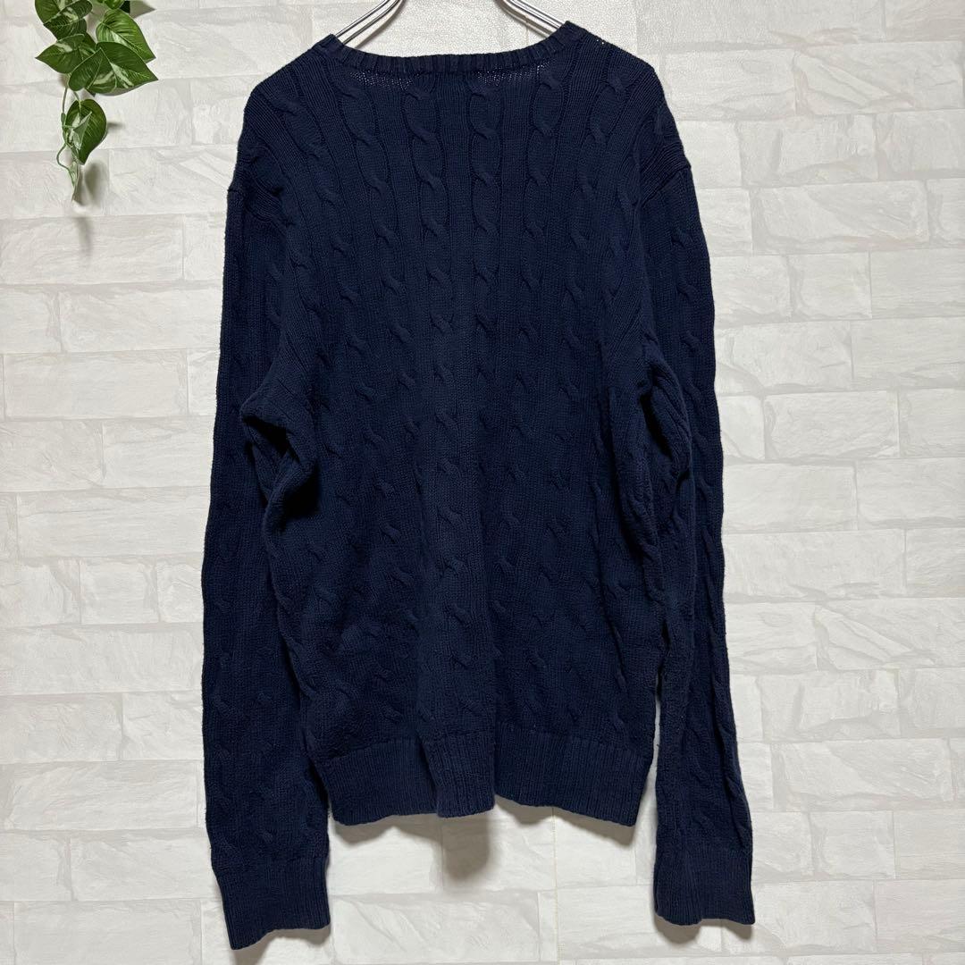 POLO RALPH LAUREN コットンケーブルニット Lサイズ