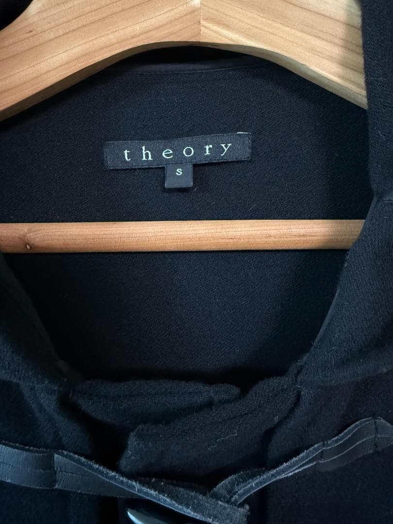 Theory ウール・コットン二重織り ダッフルコート S