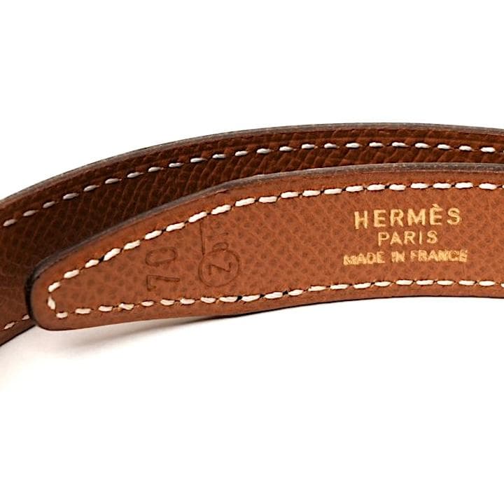 ✨保管未使用✨HERMES エルメス ミニHベルト ⚪︎Z刻印 85cm布袋箱付