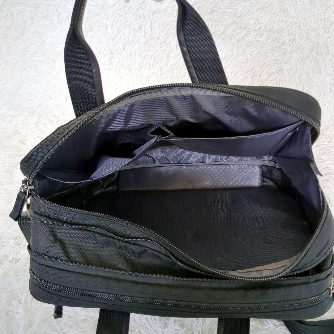 未使用級✨️エースジーン　ビジネスバッグ　ショルダー　3way　ブラック　拡張