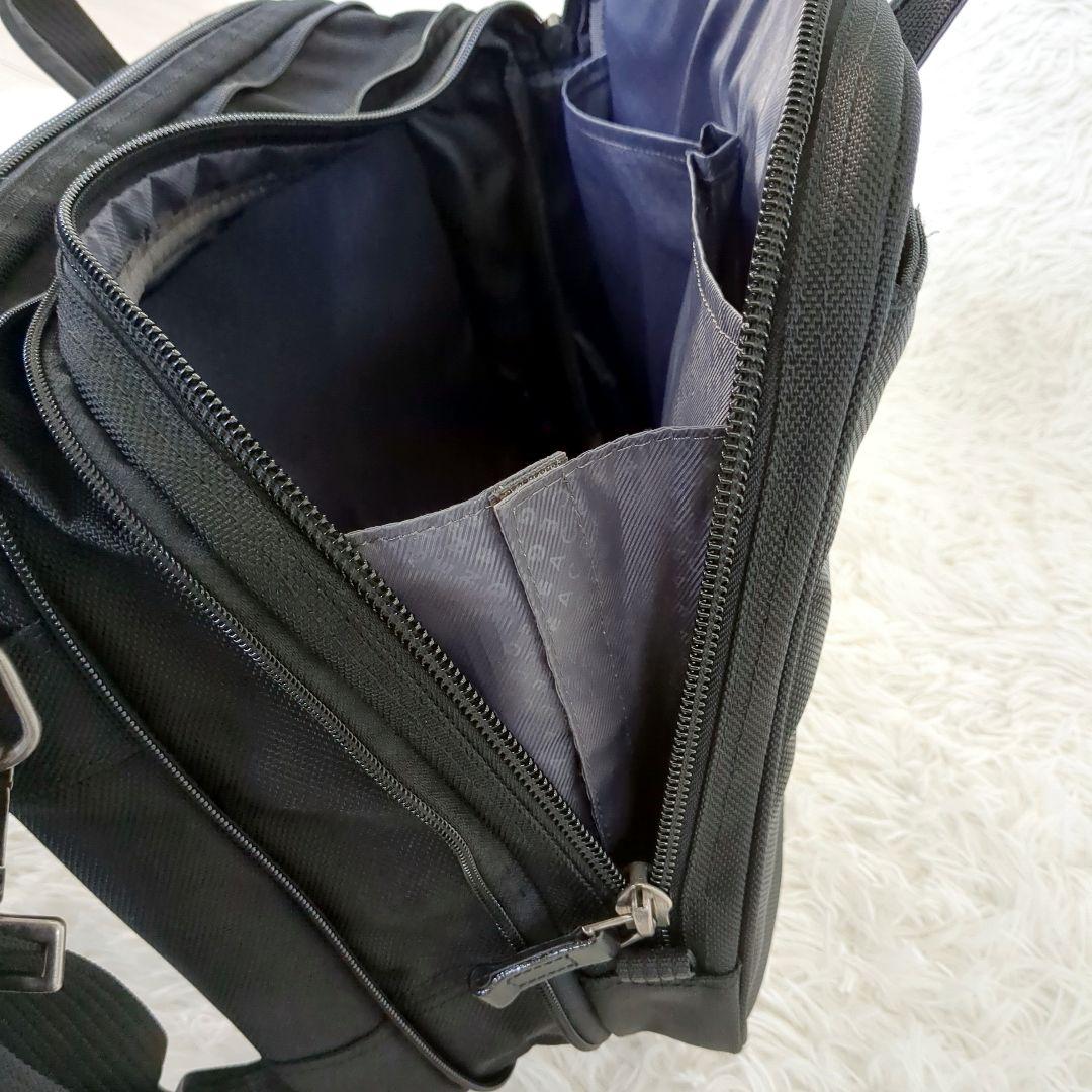 未使用級✨️エースジーン　ビジネスバッグ　ショルダー　3way　ブラック　拡張