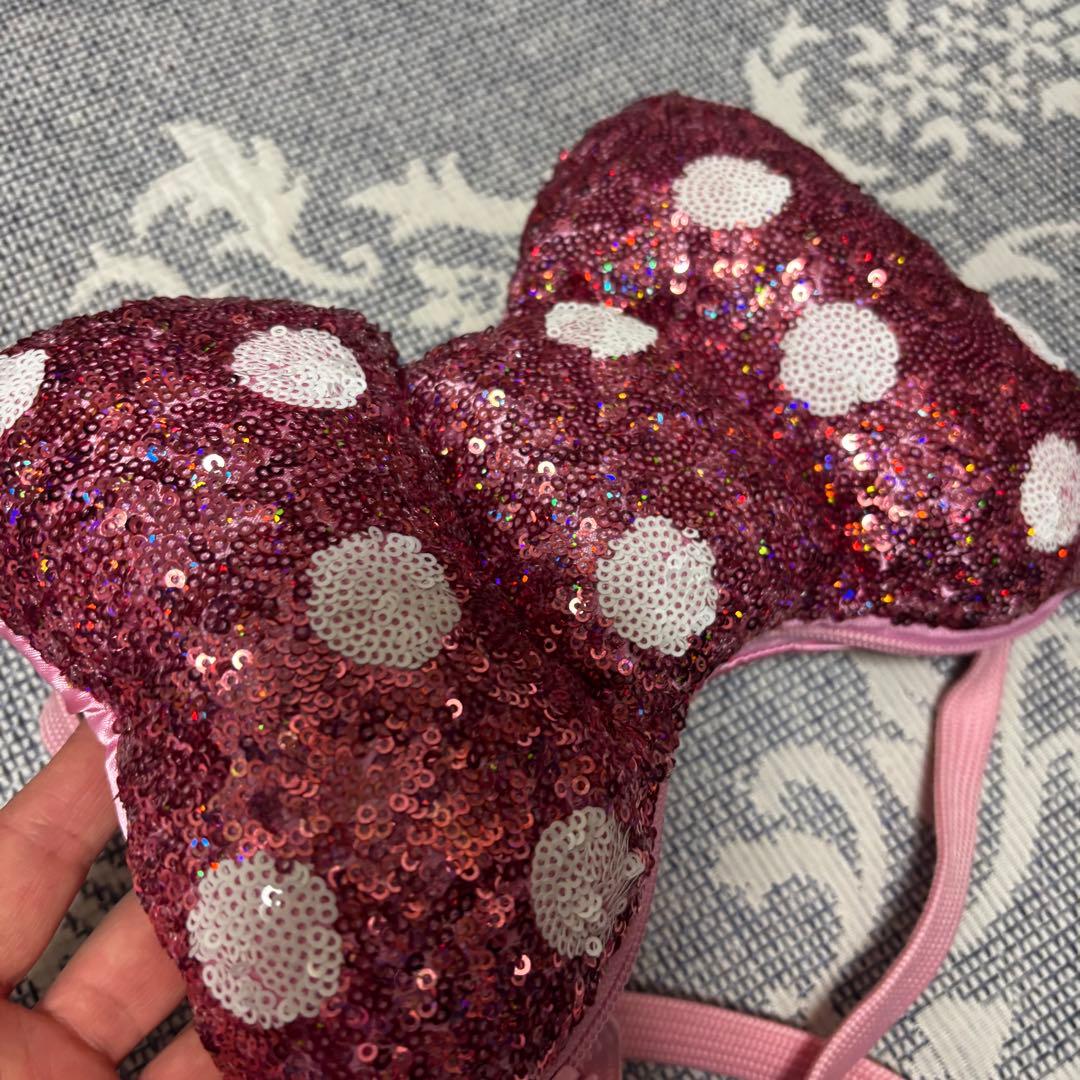 ぬいぐるみ　バッジ　パルパルーザ　ミッキー ミニー ショルダーバッグ