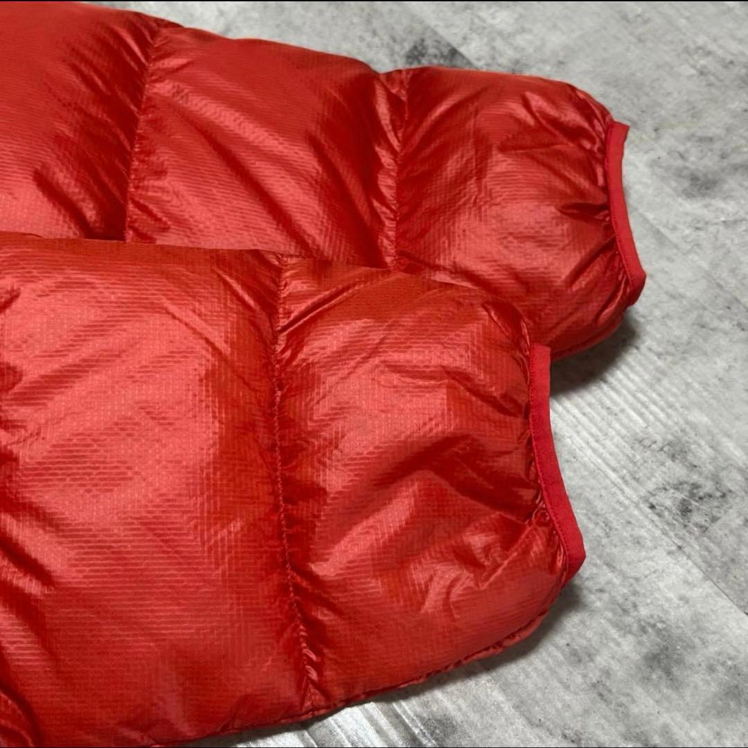 モンベル　ライトアルパインダウンパーカ　赤　オレンジ　XL　800FP