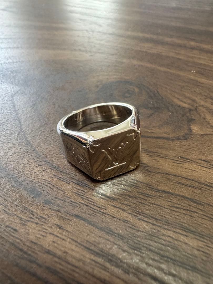 Louis Vuitton ルイヴィトン シグネットリング モノグラム Lサイズ