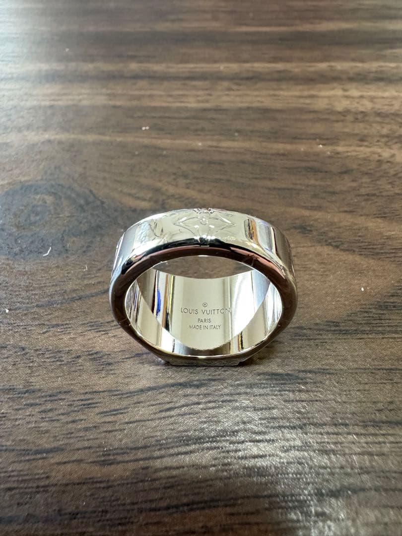 Louis Vuitton ルイヴィトン シグネットリング モノグラム Lサイズ