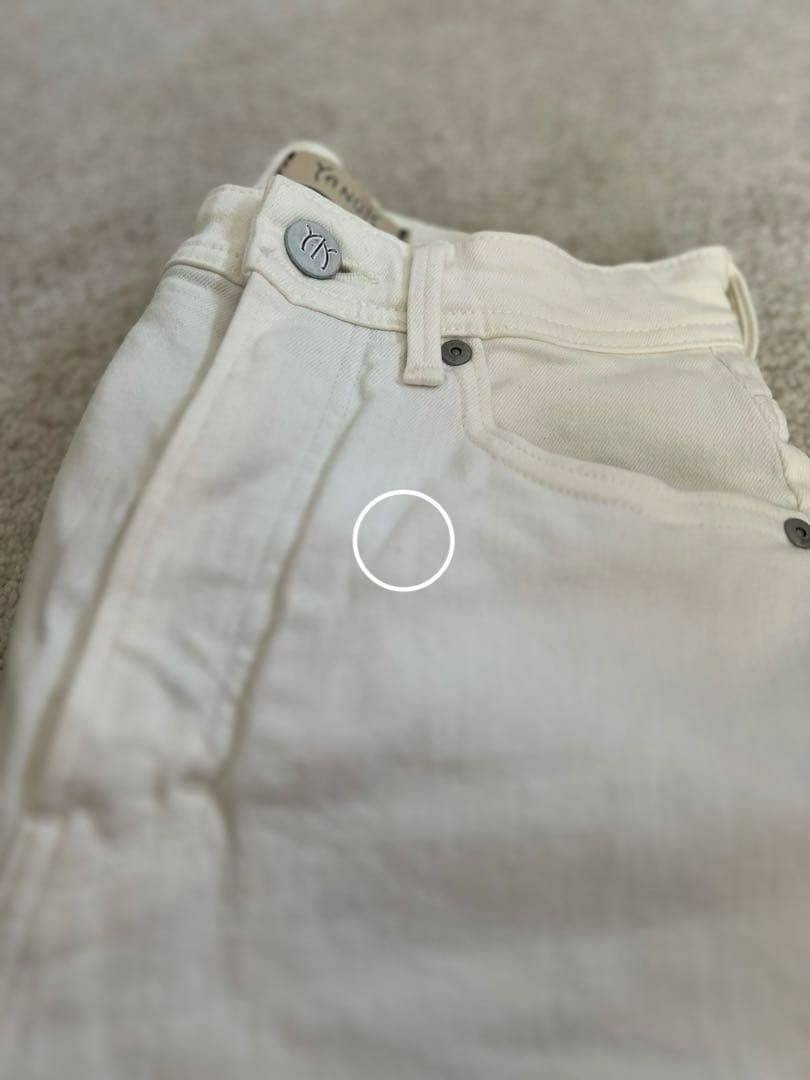 【着用二度のみ】YANUK＊LEA BOYS STRAIGHT WHS