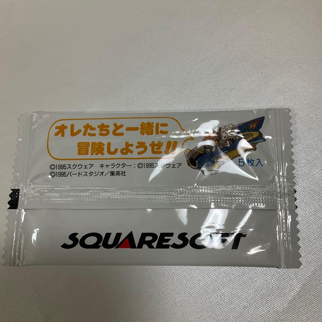 当時物　未開封　クロノ・トリガー 予約特典　特製プリズムカード　5枚入