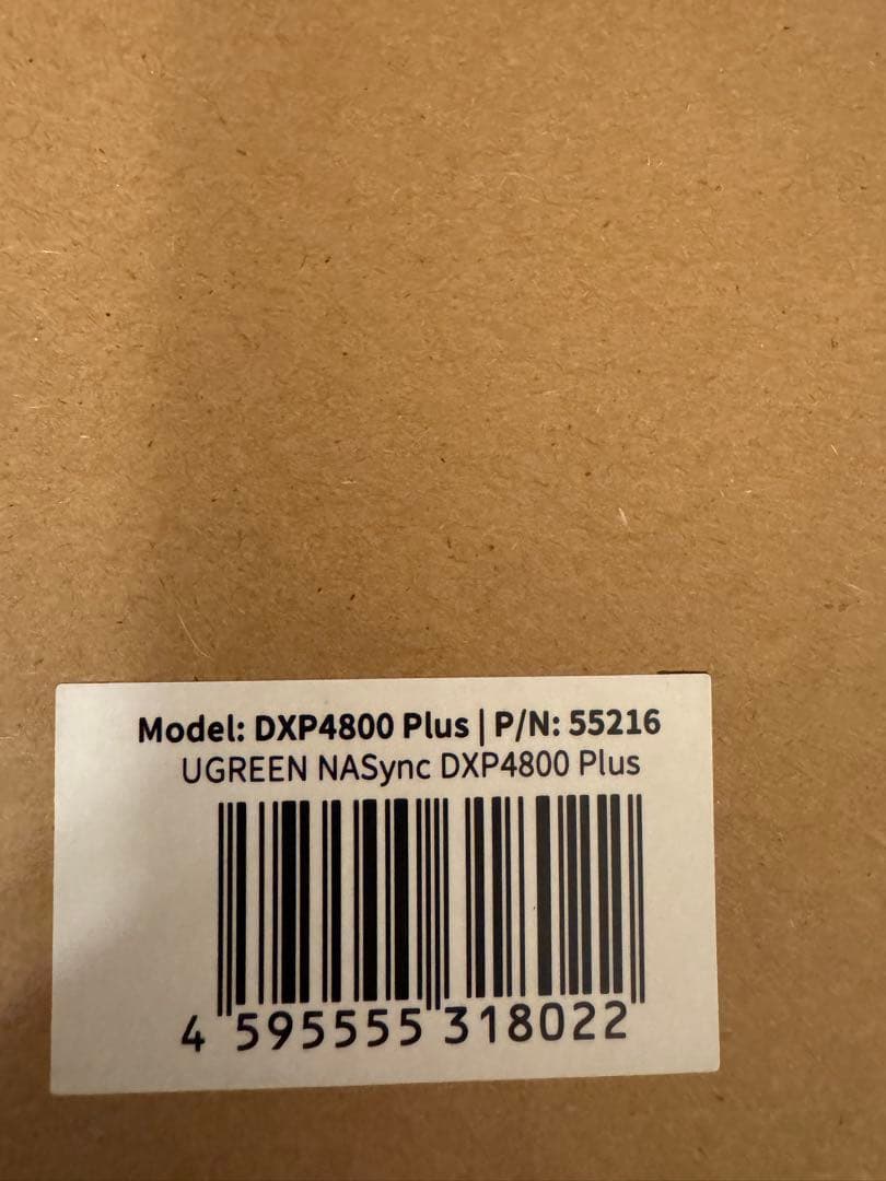 期間限定値下　DXP 4800 Plus UGREEN NASync 新品未使用