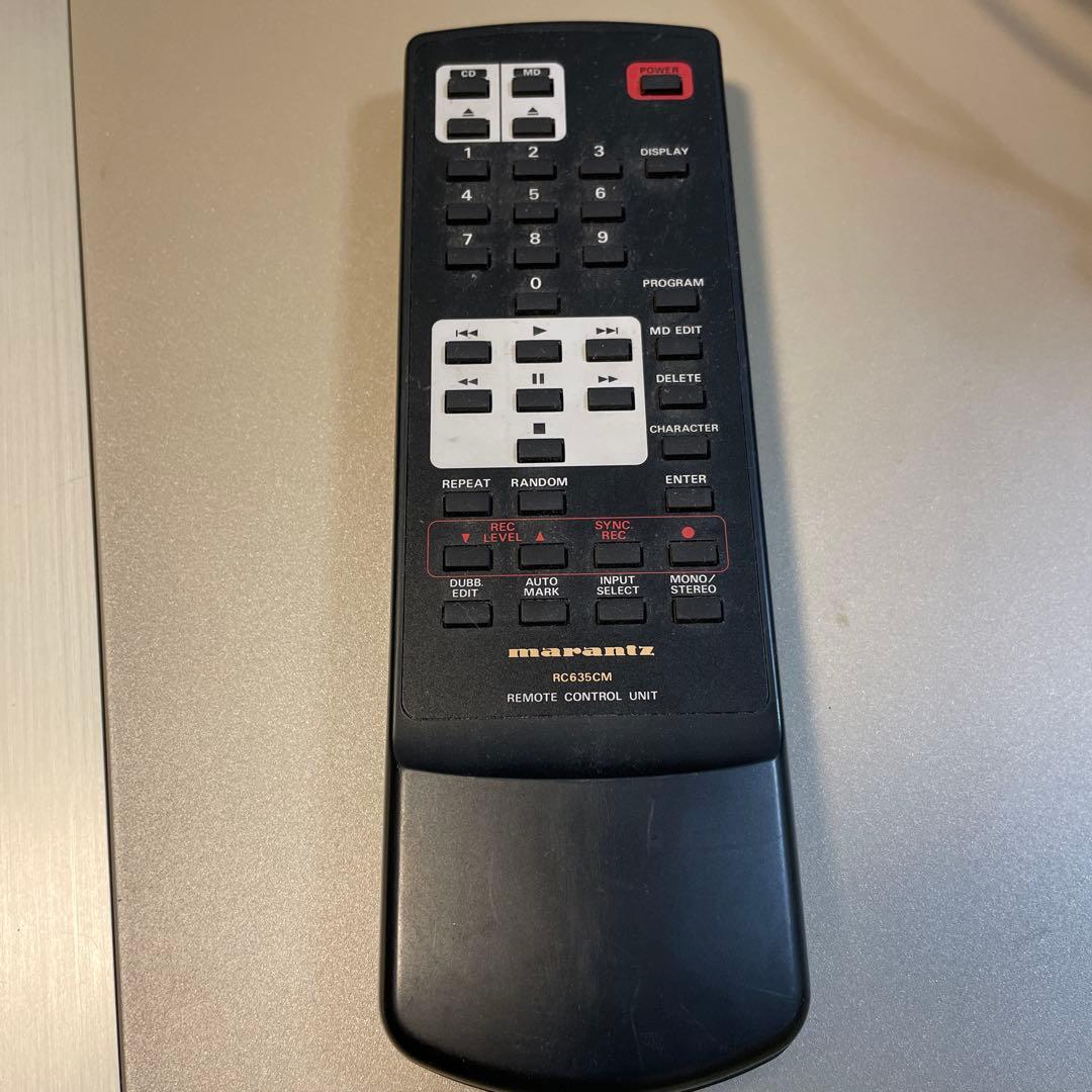 Marantz CM635F CDMDプレーヤー 部品取りマランツ　ジャンク品