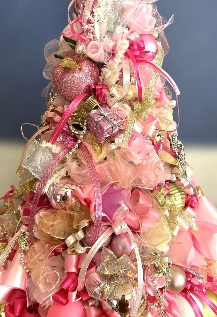 ピンクのクリスマスツリー❣️ミッチー❣️