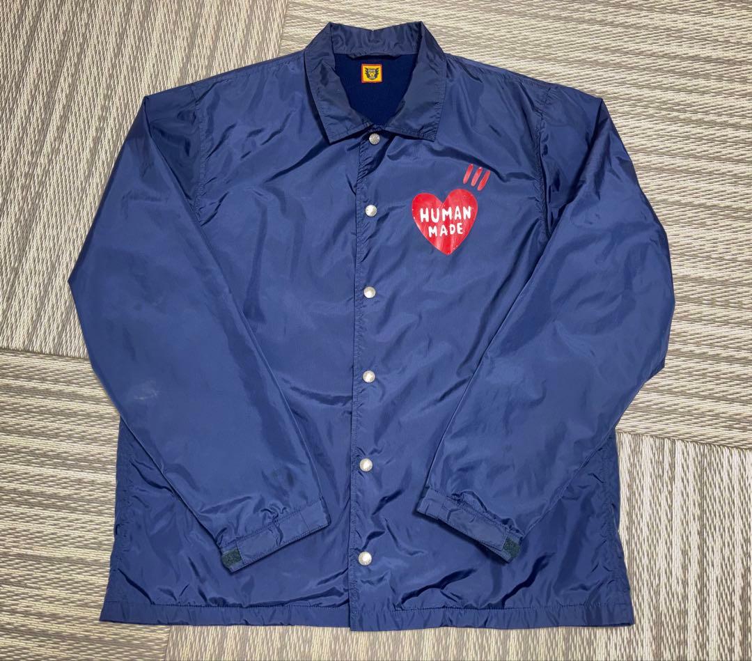 HUMAN MADE ナイロンコーチジャケット ネイビー XL