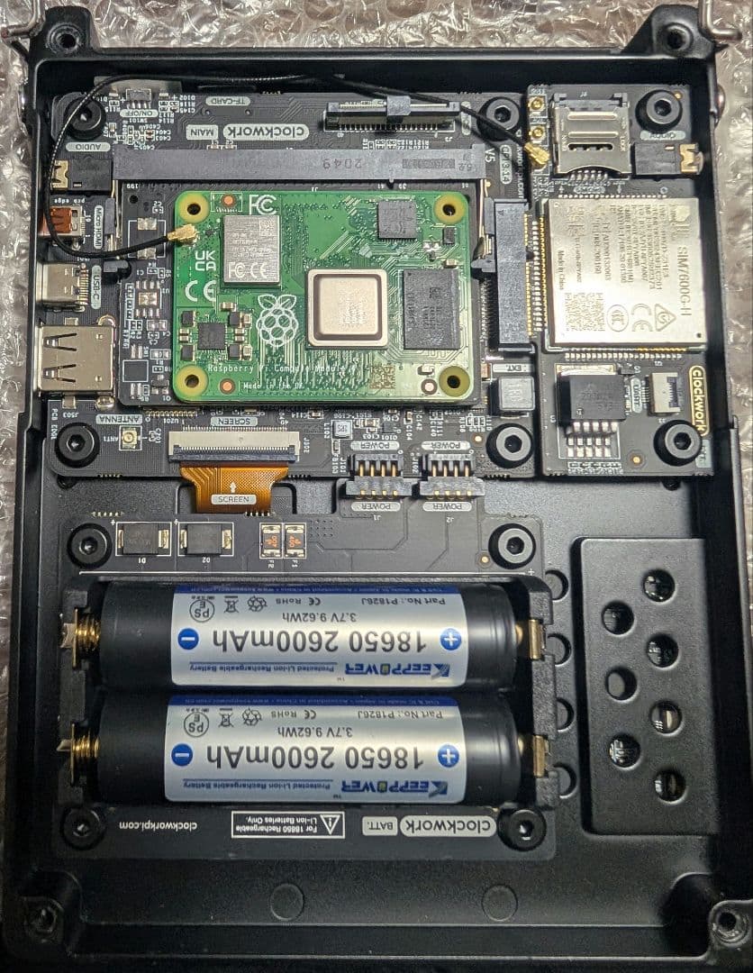 ミニPC clockwork uConsole CM4-D 4GB