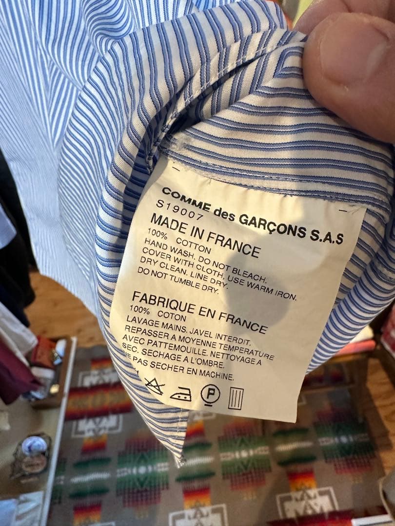 comme des garcons shirts ギャルソン フランス製