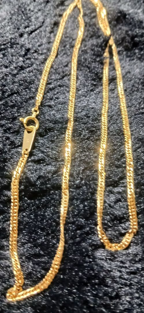 k18喜平6面ダブルネックレス　5g 50cm 男女兼用