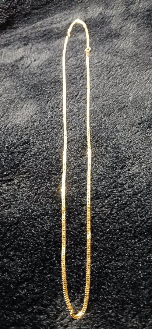 k18喜平6面ダブルネックレス　5g 50cm 男女兼用