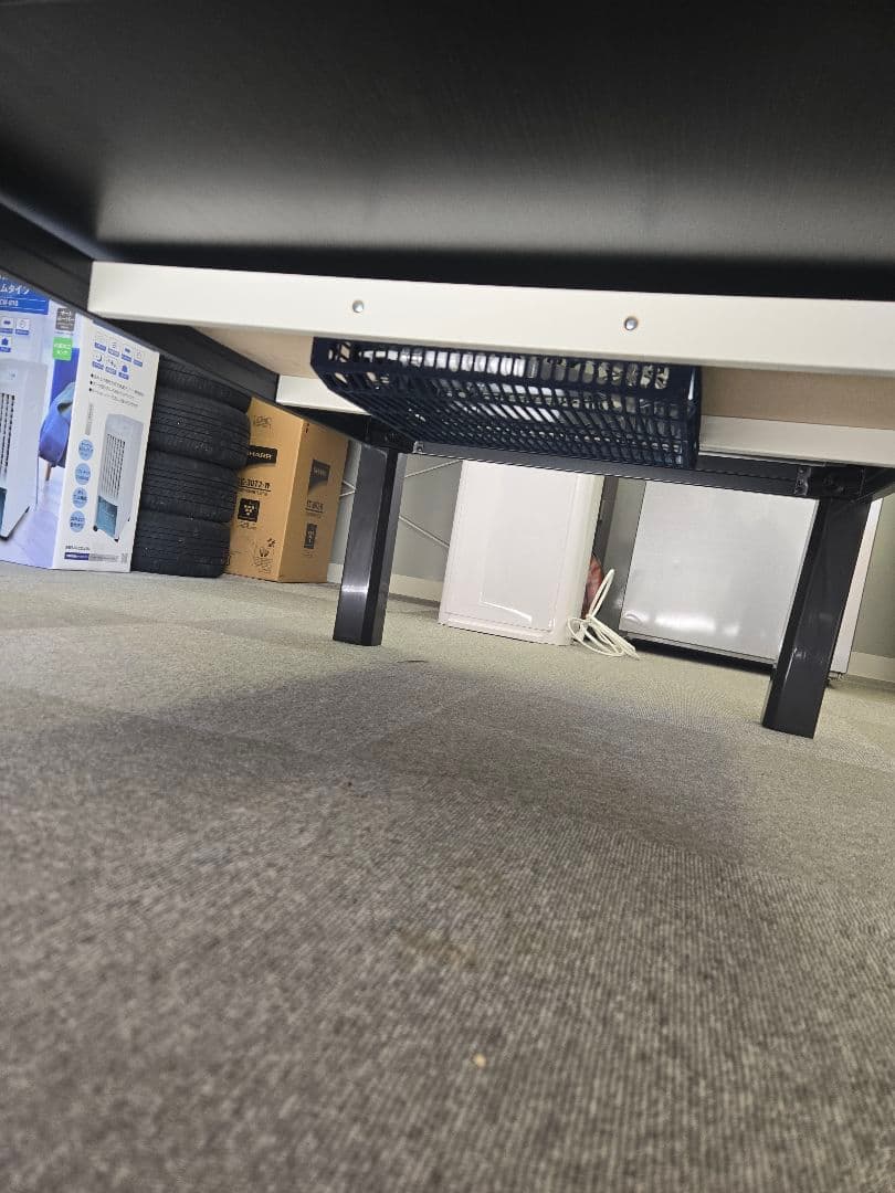 長方形コタツ 山善 EYC-10575(BK/MBR)