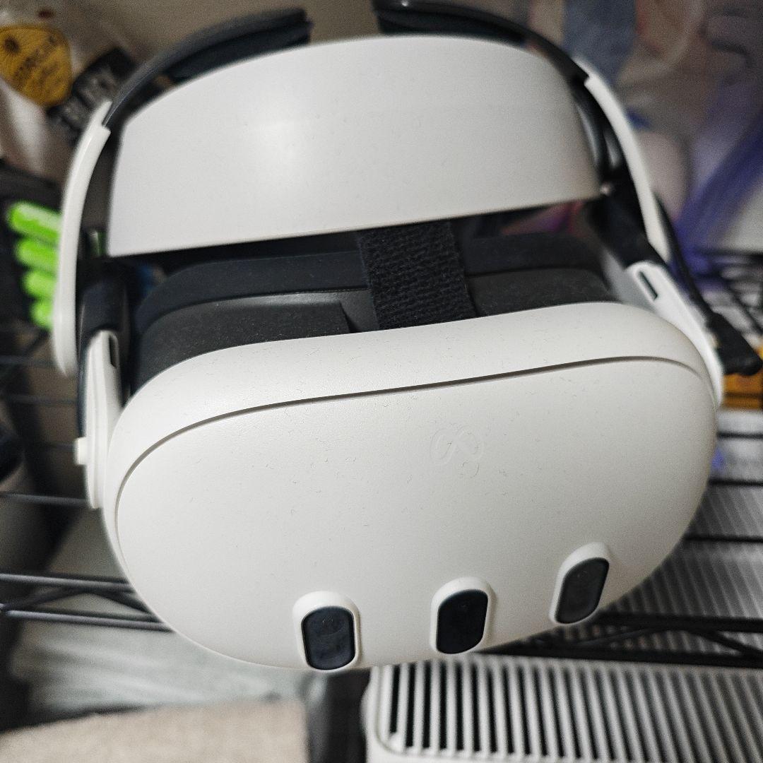 ホワイト VRヘッドセット 3ボタン