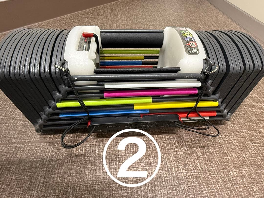 ②TOP FILM 可変式ダンベル　パワーブロック41kg 送料込み！