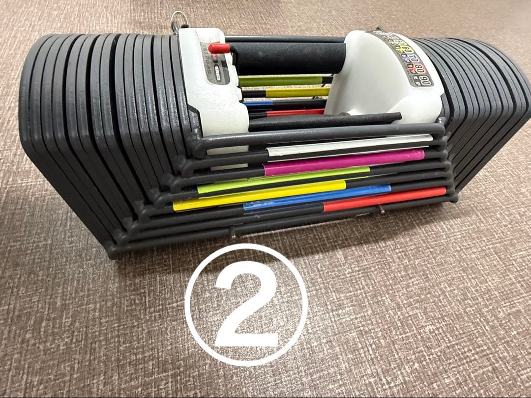 ②TOP FILM 可変式ダンベル　パワーブロック41kg 送料込み！