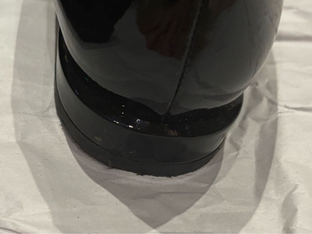 くまごろう　Fabio Rusconi ブラック フラットパンプス