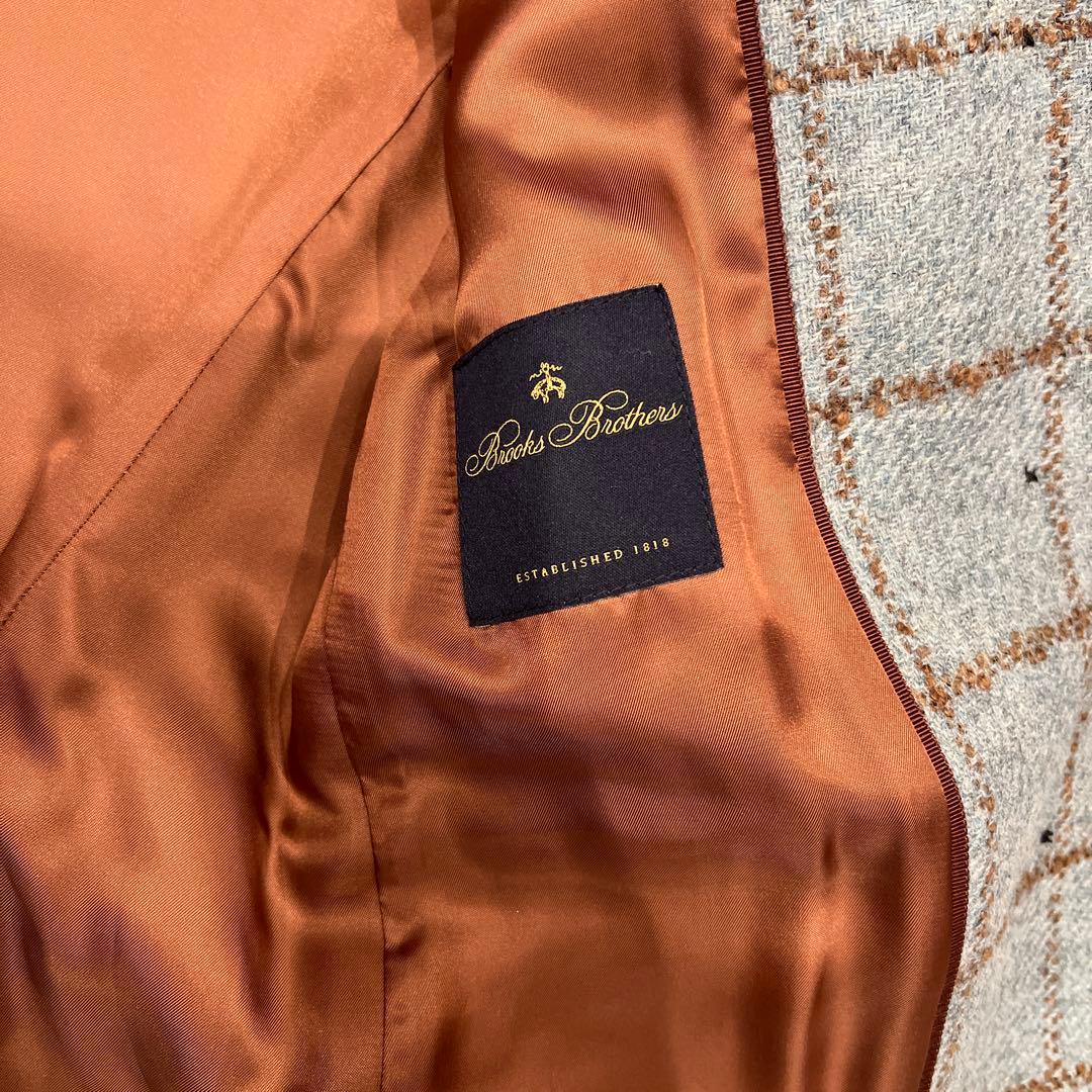 【美品】BROOKS BROTHERS　ジャケットチェック柄 レディース