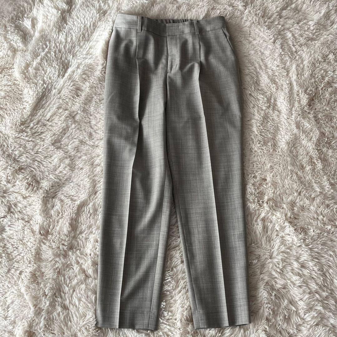 美品 グリーンレーベルリラクシング カチリラ セットアップ ライトグレー 40