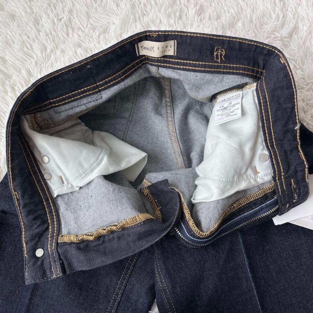 新品タグ付✨YANUK×ETRE 初コラボデニム　ハイウエスト　濃紺