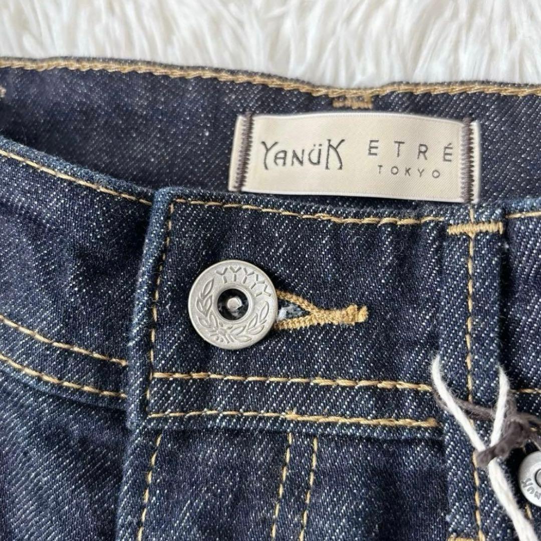 新品タグ付✨YANUK×ETRE 初コラボデニム　ハイウエスト　濃紺