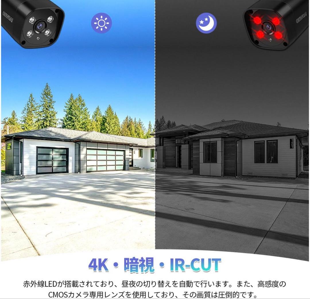 新品未使用　防犯カメラセット 監視カメラ 3台 セット　OHWOAIメーカー直販