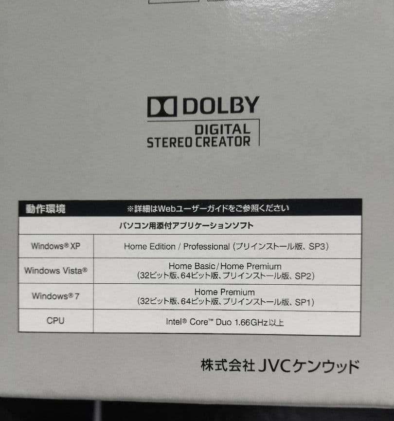 JVC Everio GZ-E565-R　未使用品