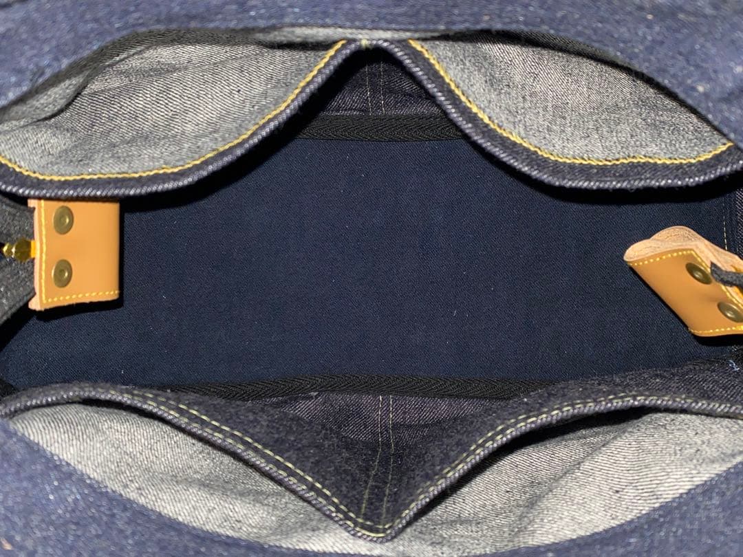 お値下げ☆岡山デニム☆子猫☆トラネコ☆リュック対応☆4wayあおりバッグ