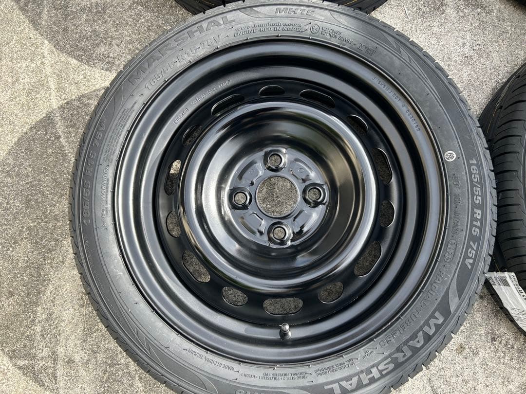 専用品①新品タイヤ165/55R15 ホイールタイヤ4本セット